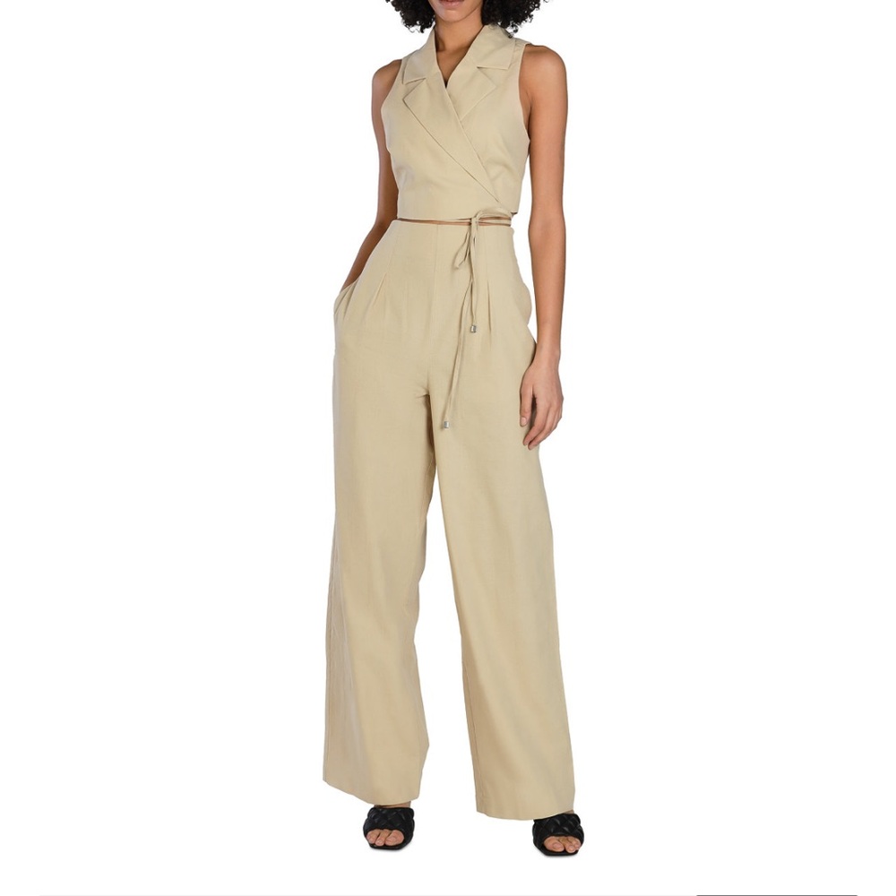 Nicole Williams English Wide-Leg Pants